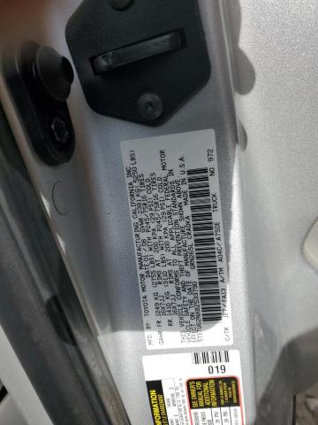 5TETU62NX8Z533790 - 2008 TOYOTA TACOMA PRERUNNER ACCESS CAB GRAY photo 12