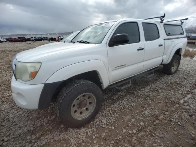 3TMMU52NX8M007297 - 2008 TOYOTA TACOMA DOUBLE CAB LONG BED WHITE photo 1