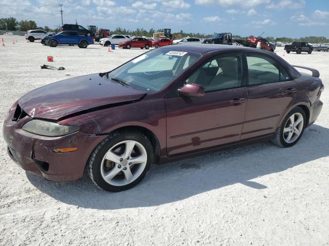 1YVHP80C485M18304 - 2008 MAZDA 6 I BURGUNDY photo 1