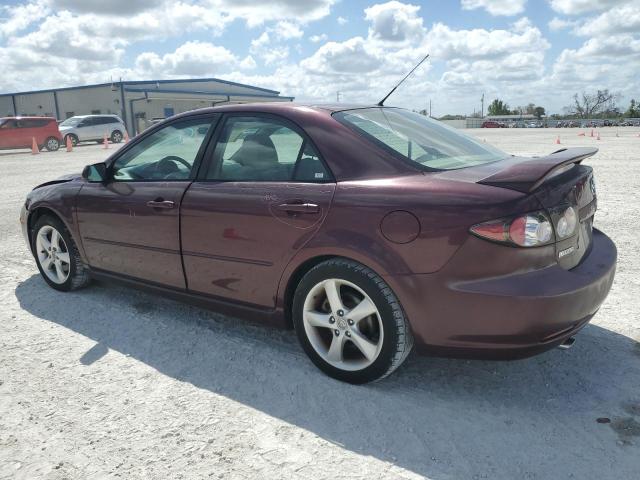 1YVHP80C485M18304 - 2008 MAZDA 6 I BURGUNDY photo 2