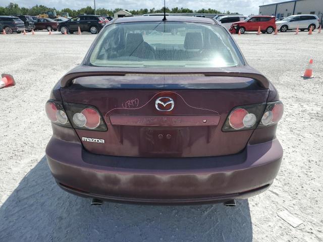 1YVHP80C485M18304 - 2008 MAZDA 6 I BURGUNDY photo 6