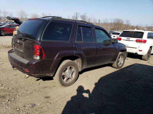 1GNDT13S582111436 - 2008 CHEVROLET TRAILBLAZE LS PURPLE photo 3