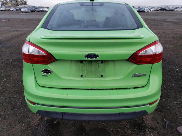 3FADP4BJXFM148405 - 2015 FORD FIESTA SE GREEN photo 6