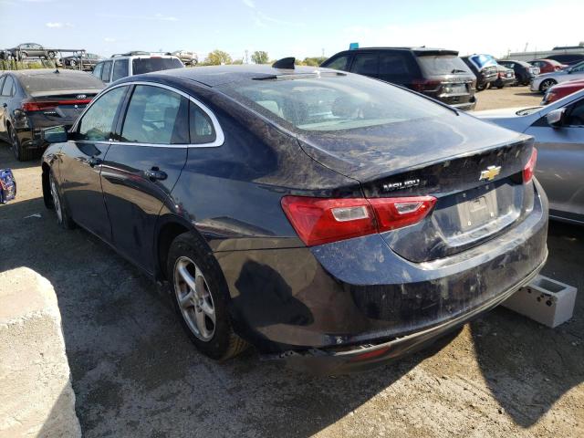 1G1ZC5ST2HF108964 - 2017 CHEVROLET MALIBU LS BLUE photo 3