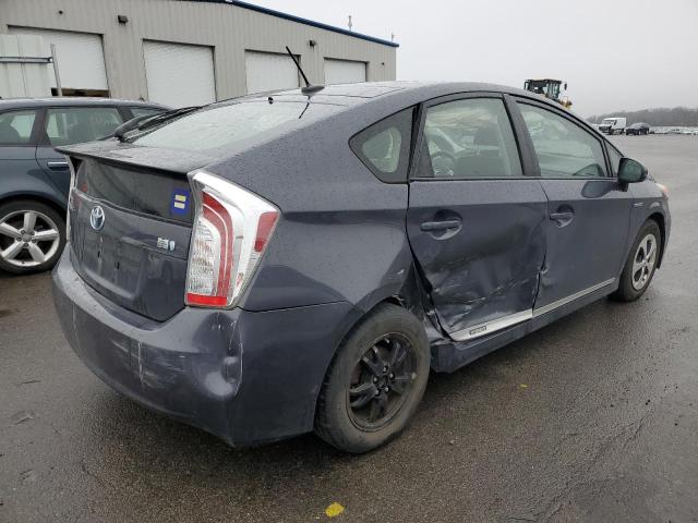 JTDKN3DU6C1482240 - 2012 TOYOTA PRIUS GRAY photo 3