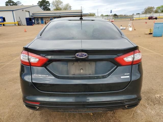 3FA6P0H96ER283350 - 2014 FORD FUSION SE BLACK photo 6