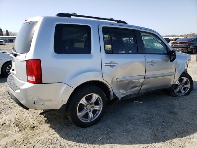 5FNYF4H57DB018561 - 2013 HONDA PILOT EXL SILVER photo 3