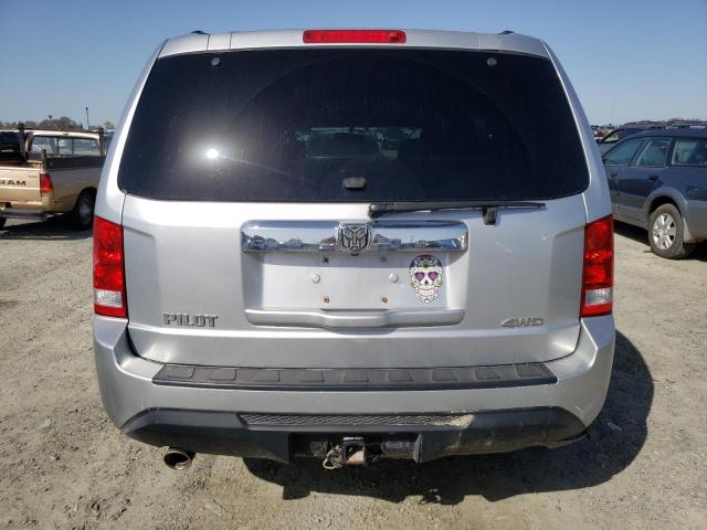 5FNYF4H57DB018561 - 2013 HONDA PILOT EXL SILVER photo 6