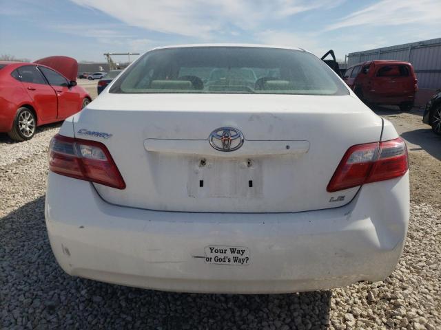 4T1BE46K37U684907 - 2007 TOYOTA CAMRY CE WHITE photo 6