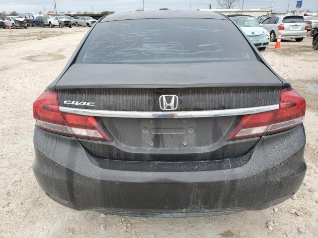 2HGFB2F52EH539646 - 2014 HONDA CIVIC LX BLACK photo 6