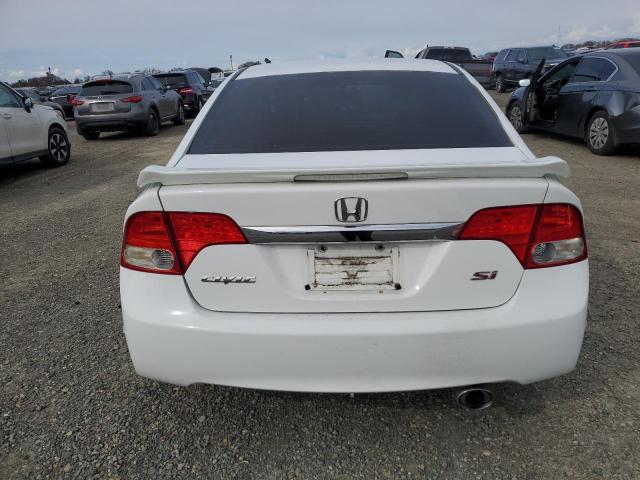 2HGFA55539H705071 - 2009 HONDA CIVIC SI WHITE photo 6