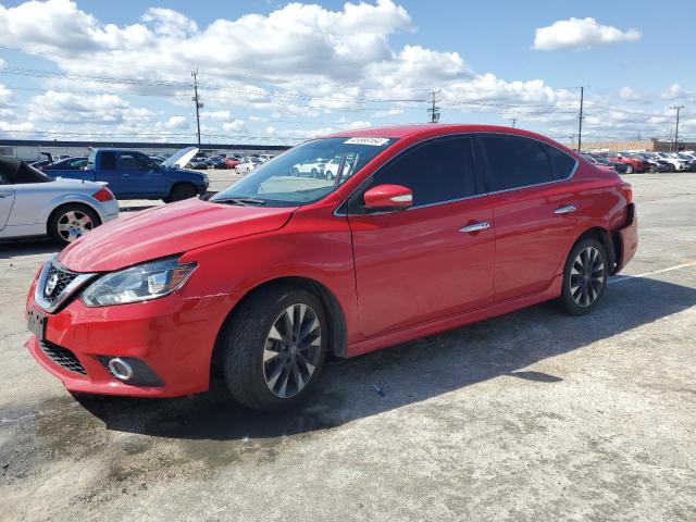 3N1AB7AP9GY268535 - 2016 NISSAN SENTRA S RED photo 1