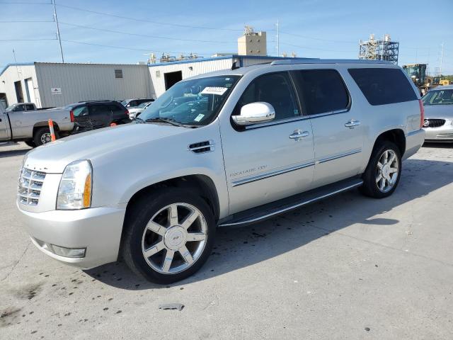 1GYUKHEF7AR225837 - 2010 CADILLAC ESCALADE ESV LUXURY SILVER photo 1