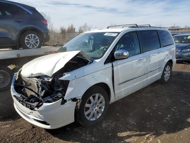 2C4RC1CGXCR125076 - 2012 CHRYSLER TOWN & COU TOURING L WHITE photo 1