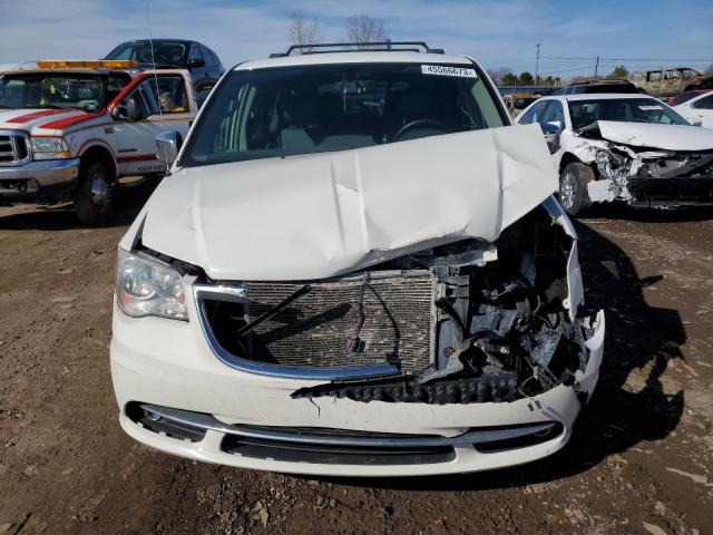 2C4RC1CGXCR125076 - 2012 CHRYSLER TOWN & COU TOURING L WHITE photo 5