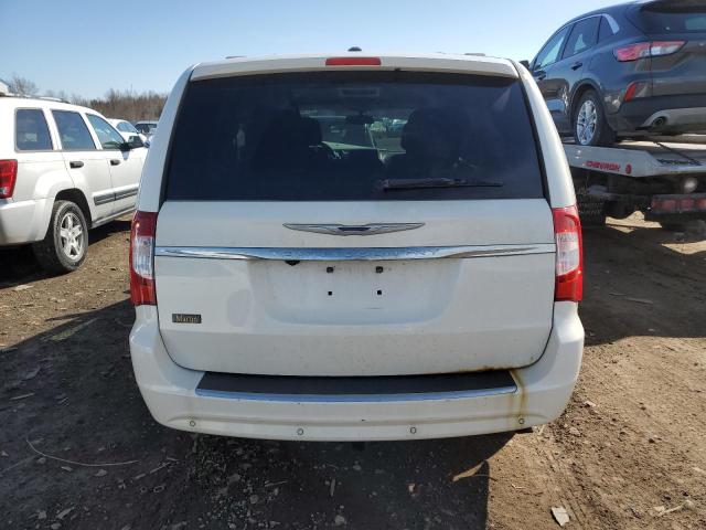 2C4RC1CGXCR125076 - 2012 CHRYSLER TOWN & COU TOURING L WHITE photo 6