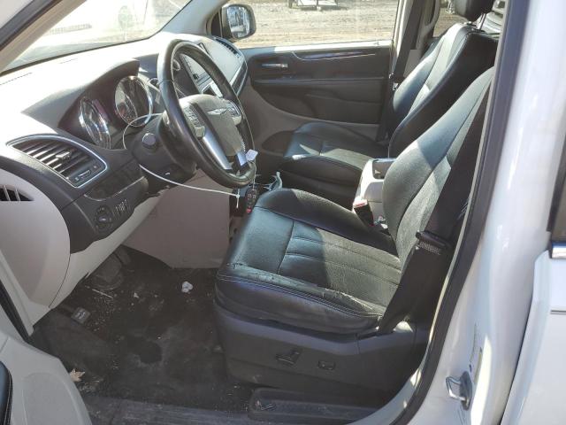 2C4RC1CGXCR125076 - 2012 CHRYSLER TOWN & COU TOURING L WHITE photo 7