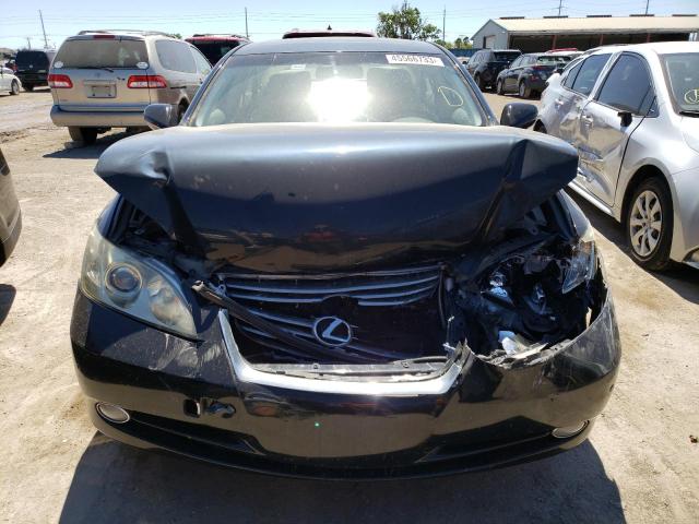 JTHBJ46G192281775 - 2009 LEXUS ES 350 BLACK photo 5