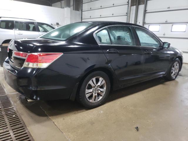 1HGCP2F6XCA233707 - 2012 HONDA ACCORD SE BLACK photo 3