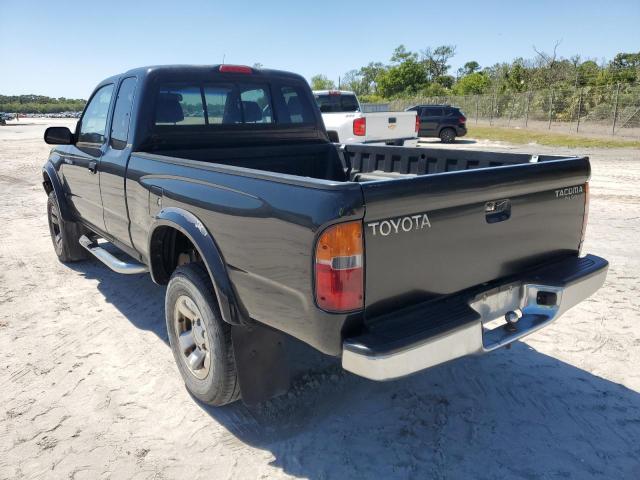 5TESM92N4YZ696593 - 2000 TOYOTA TACOMA XTRACAB PRERUNNER შავი ფოტო 2