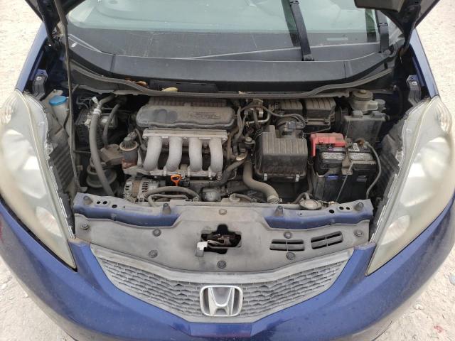 JHMGE8G3XDC011539 - 2013 HONDA FIT BLUE photo 11