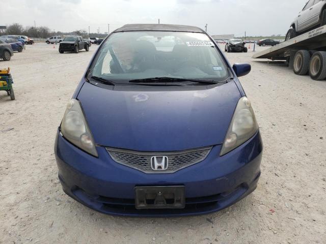 JHMGE8G3XDC011539 - 2013 HONDA FIT BLUE photo 5