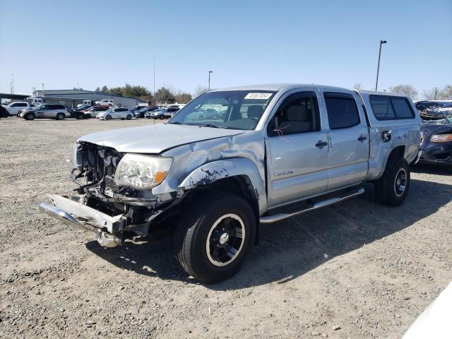 5TEMU52N05Z067068 - 2005 TOYOTA TACOMA DOUBLE CAB LONG BED SILVER photo 1