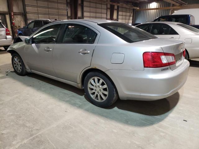 4A32B2FF6CE006822 - 2012 MITSUBISHI GALANT FE SILVER photo 2