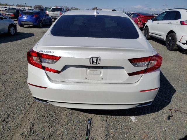 1HGCV1F16MA029718 - 2021 HONDA ACCORD LX WHITE photo 6