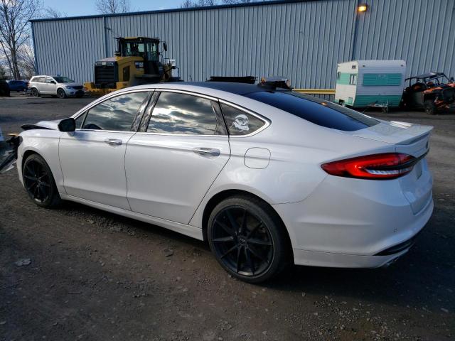 3FA6P0VP3HR164114 - 2017 FORD FUSION SPORT WHITE photo 2