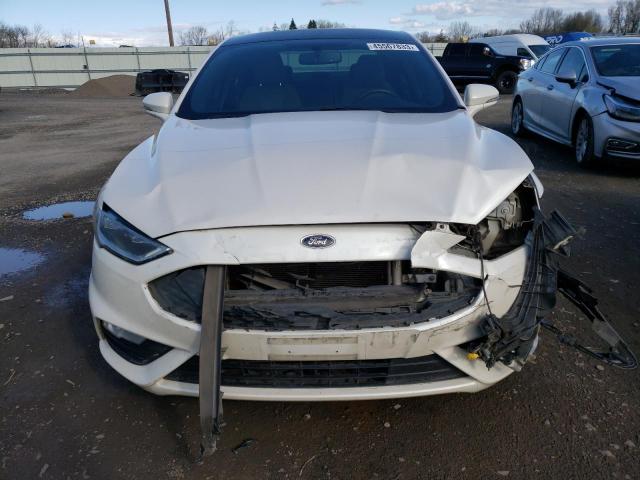 3FA6P0VP3HR164114 - 2017 FORD FUSION SPORT WHITE photo 5