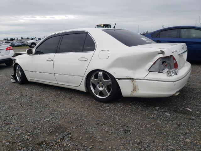 JTHBN36FX55014018 - 2005 LEXUS LS 430 WHITE photo 2