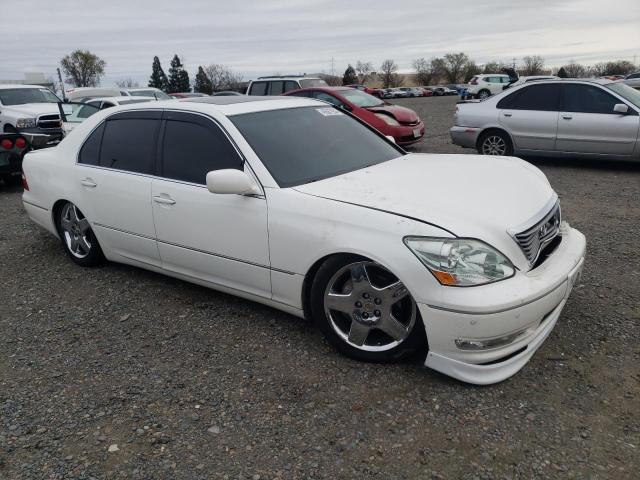 JTHBN36FX55014018 - 2005 LEXUS LS 430 WHITE photo 4