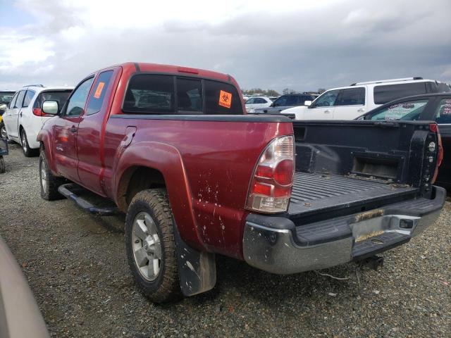 5TETX62N47Z461944 - 2007 TOYOTA TACOMA PRERUNNER ACCESS CAB RED photo 2