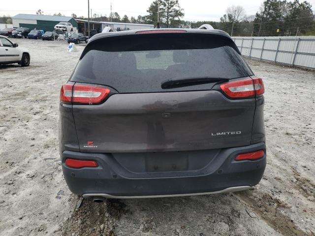 1C4PJLDB2EW221712 - 2014 JEEP CHEROKEE LIMITED GRAY photo 6