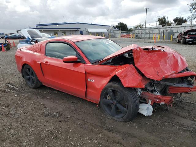 1ZVBP8CF9E5259385 - 2014 FORD MUSTANG GT RED photo 4