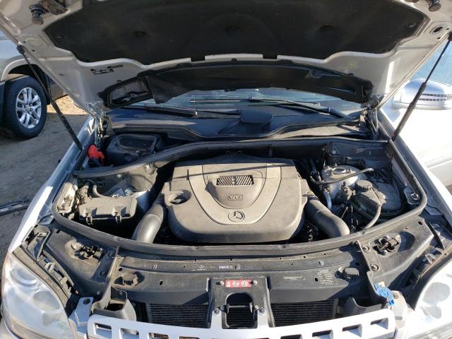 4JGBB8GB0BA687756 - 2011 MERCEDES-BENZ ML 350 4MATIC SILVER photo 12