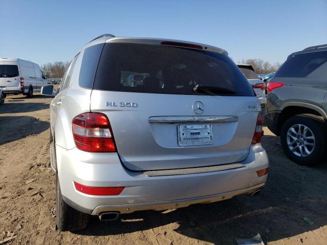 4JGBB8GB0BA687756 - 2011 MERCEDES-BENZ ML 350 4MATIC SILVER photo 6