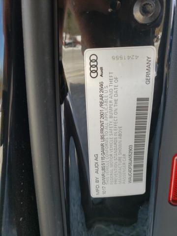 WAUC4DF58JA052903 - 2018 AUDI S5 PRESTIGE 黑色 照片 12