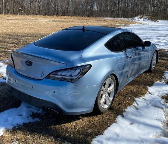 KMHHU6KH6AU035502 - 2010 HYUNDAI GENESIS CO 3.8L BLUE photo 4