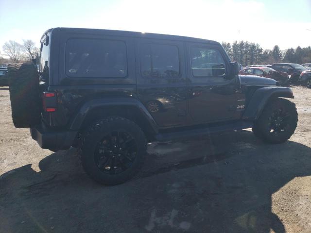 1C4JJXP66MW682535 - 2021 JEEP WRANGLER U SAHARA 4XE BLACK photo 3