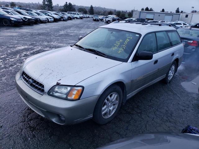 4S3BH665536650158 - 2003 SUBARU LEGACY OUTBACK SILVER photo 1