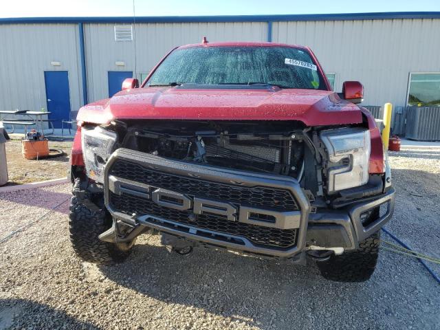 1FTFW1RG6LFC37835 - 2020 FORD F150 RAPTOR RED photo 5