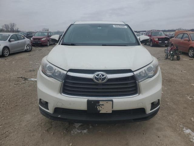 5TDJKRFH0GS327747 - 2016 TOYOTA HIGHLANDER XLE 白色 照片 5