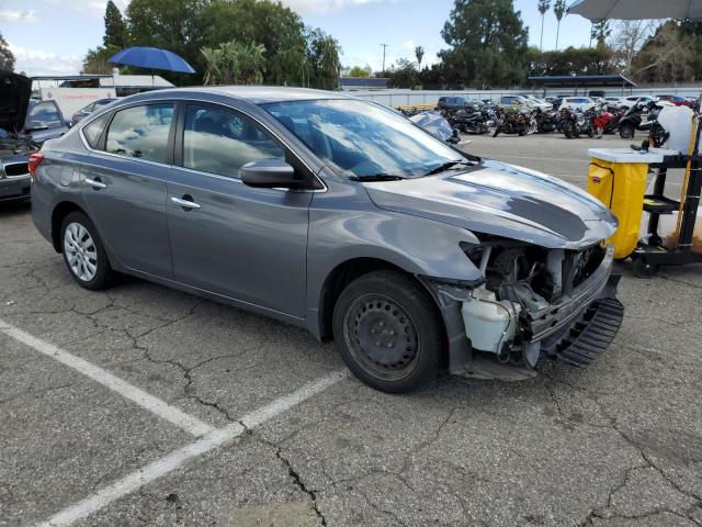 3N1AB7AP6GL684555 - 2016 NISSAN SENTRA S GRAY photo 4