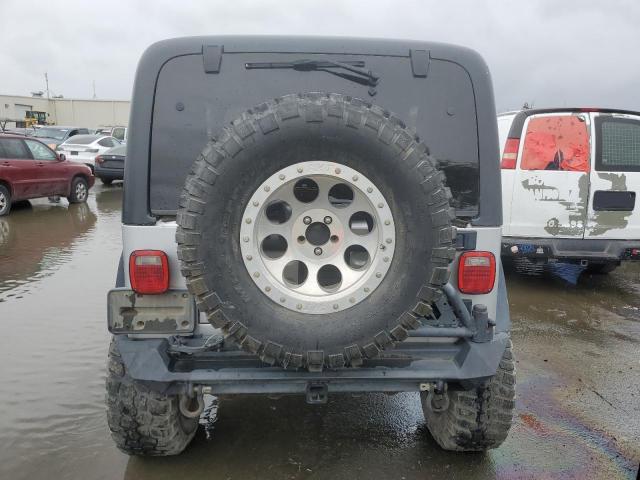 1J4FA69S86P749573 - 2006 JEEP WRANGLER / RUBICON SILVER photo 6