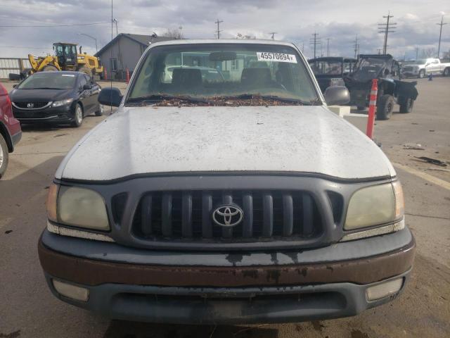 5TENL42N31Z806154 - 2001 TOYOTA TACOMA WHITE photo 5