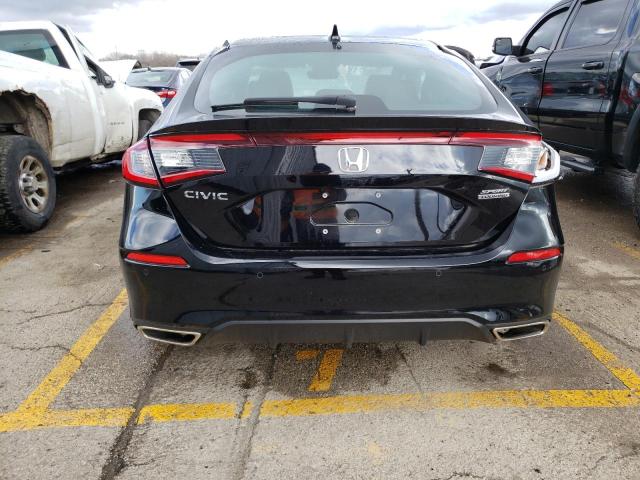 19XFL1H85NE021569 - 2022 HONDA CIVIC SPORT TOURING BLACK photo 6