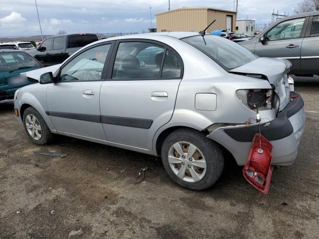 KNADE123686427656 - 2008 KIA RIO BASE SILVER photo 2