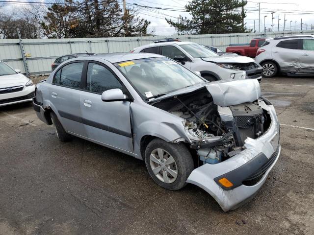 KNADE123686427656 - 2008 KIA RIO BASE SILVER photo 4